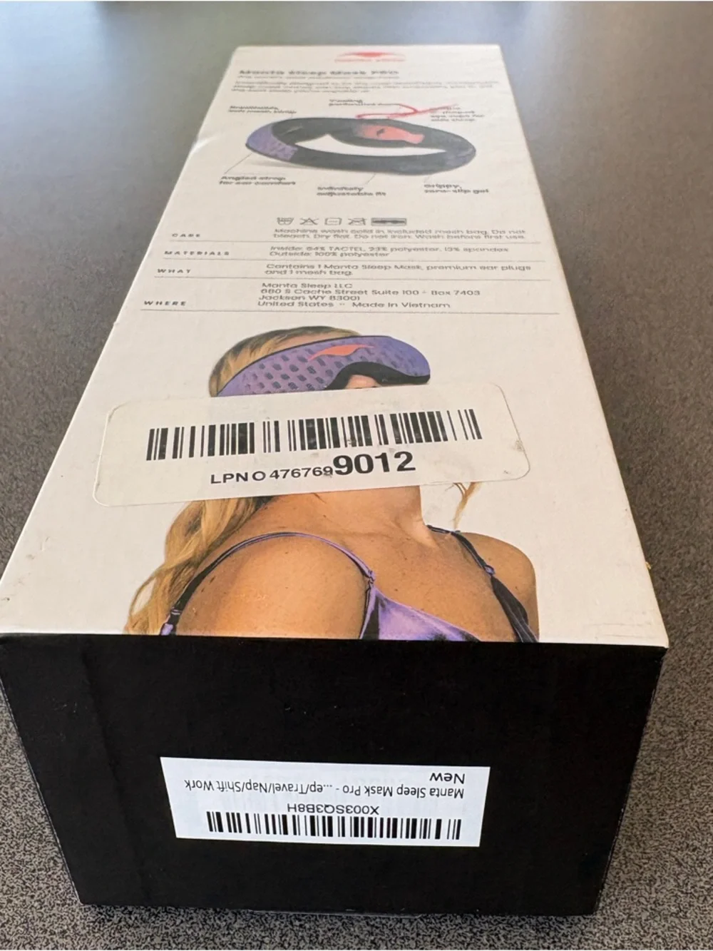 Manta Sleep Mask Pro Cooling Breathable - Picture 8 of 9